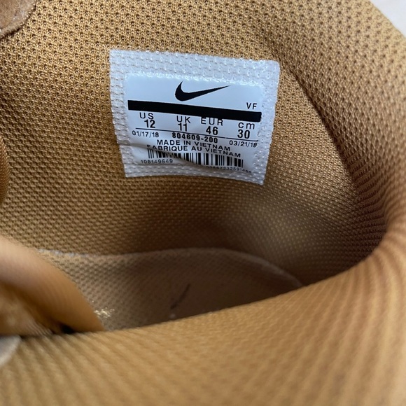 Nike Air Force 1 Mid '07 LV8 Size 12 Muted Bronze/Metallic Gold - Picture 11 of 11